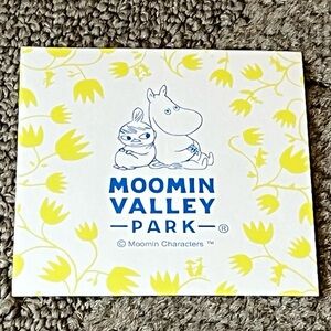 Moomin Valley Park Theme Park Green Floral Sticker Japan Exclusive Moomintroll